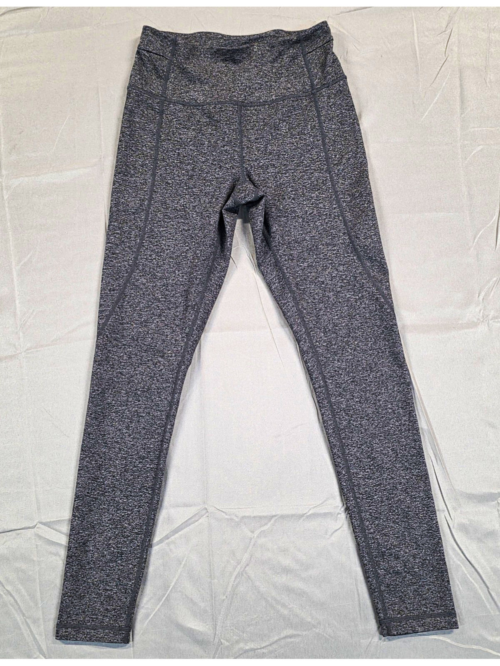 Core 10 Women’s High Rise Heathered Gray Ankle Leggings Stretch Size S